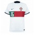 Portugal Rafael Leao #15 Replika Borta matchkläder VM 2022 Korta ärmar